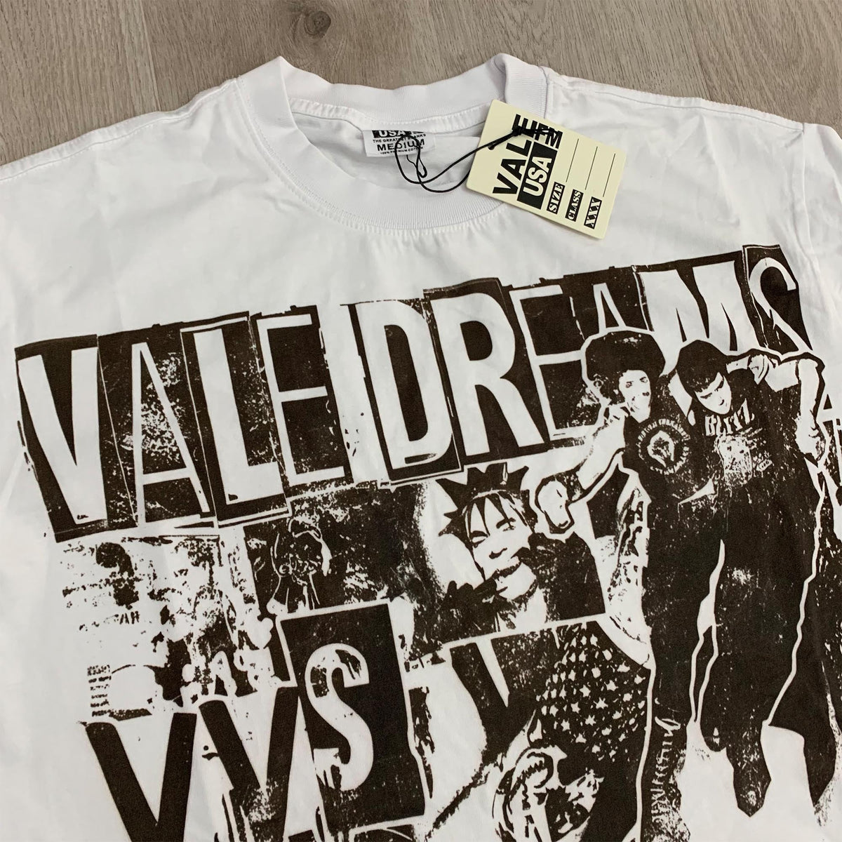 Valeforever Vale T Shirts White Ink DTG