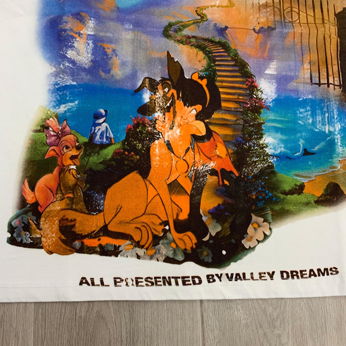 Valeforever Vale T Shirts Hotfix rhinestones Cotton