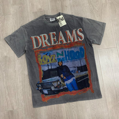 Valeforever Vale T Shirts Hotfix rhinestones Wash Water Ma Liu Cotton Short Sleeves