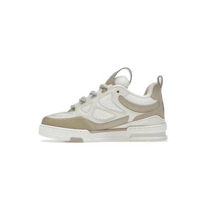 Louis Vuitton Skate Trainer Beige White Sneakers