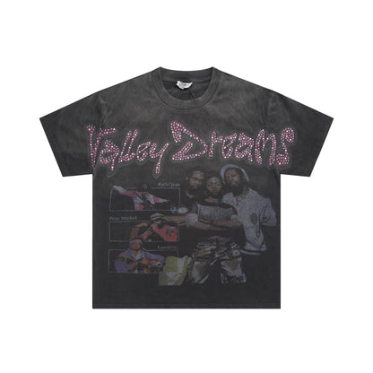 Valeforever Vale T Shirts Hot Diamond Fashion Short Sleeves