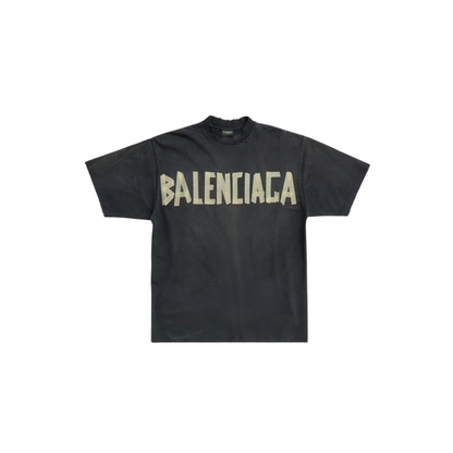 Balenciaga Metal Logo T-Shirt - Black Oversized Tee