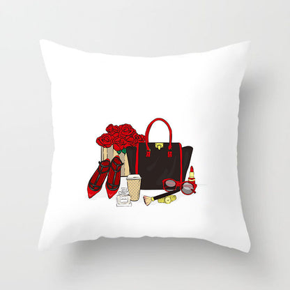 Valentine 'S Day Pillow Covers 4 Piece Random Styles Together Holiday Home Sofa Cushion Cushion Cover