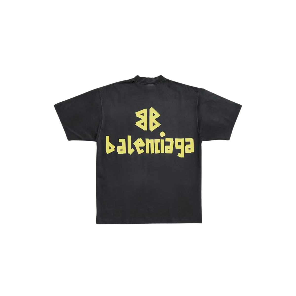 Balenciaga Metal Logo T-Shirt - Black Oversized Tee