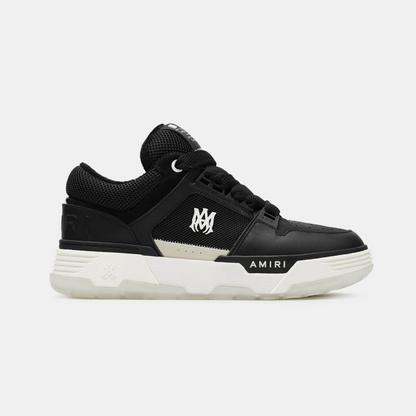 AMIRI MA-1 Black White Leather Mesh Sneakers
