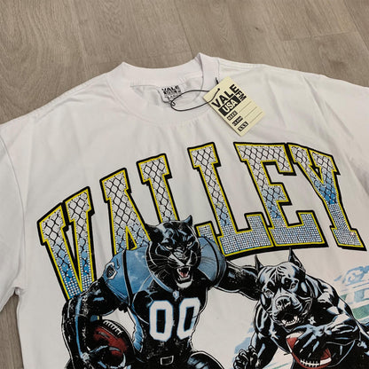 Valeforever Vale T Shirts Hotfix rhinestones Cotton Short Sleeves