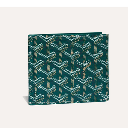 Goyard Saint-Florentin Green Goyardine Money Clip Wallet