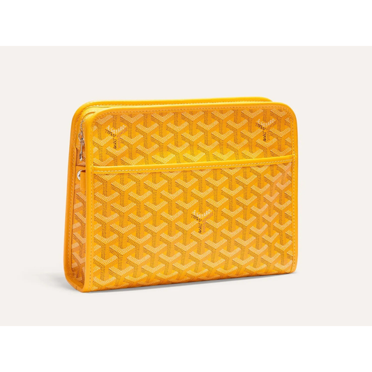 Goyard Joubert Pouch MM Yellow Clutch