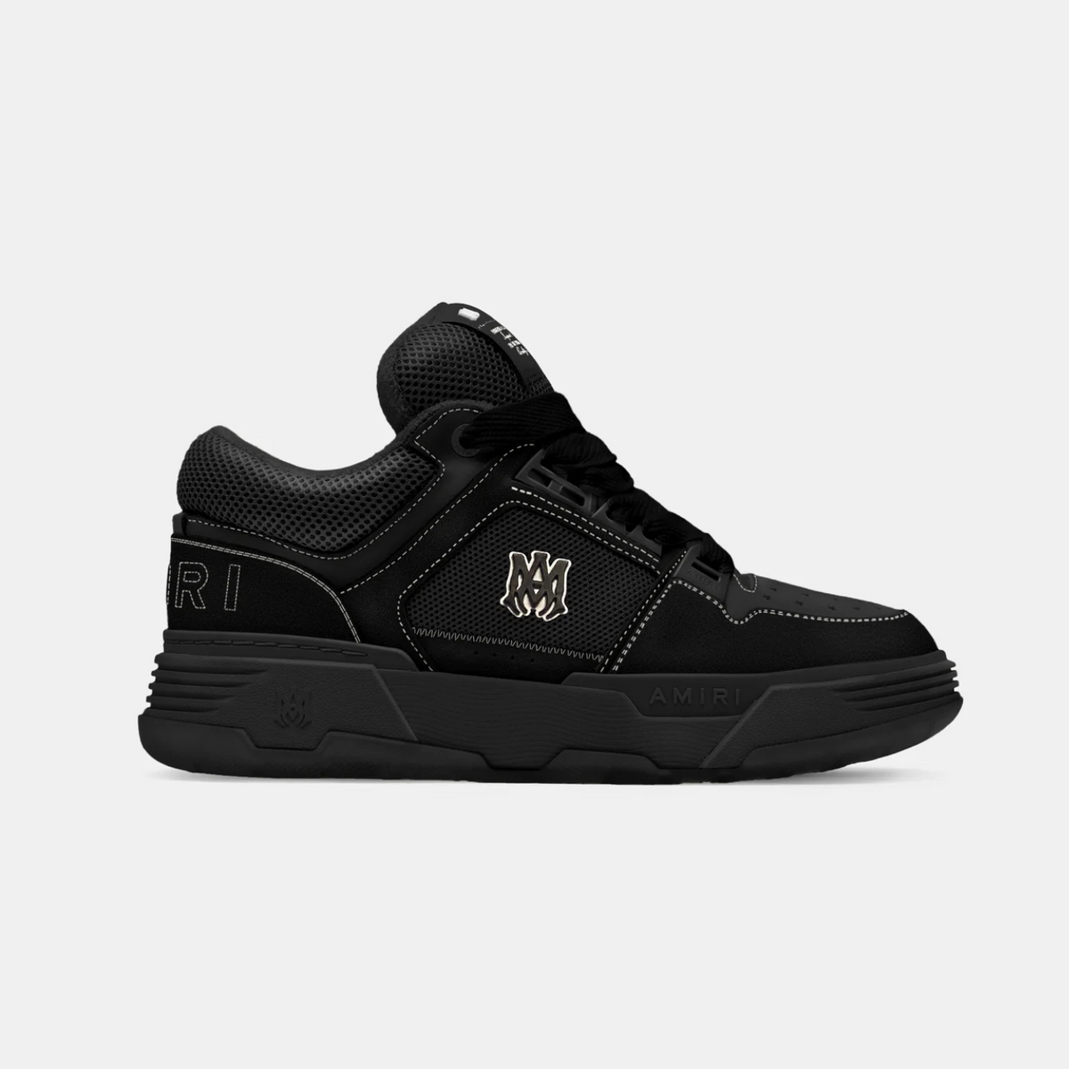 AMIRI MA-1 Triple Black Nubuck Mesh Sneakers
