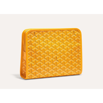 Goyard Joubert Pouch MM Yellow Clutch