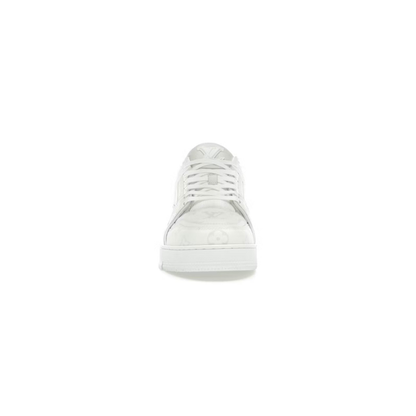Louis Vuitton LV Trainer Triple White Denim Sneakers