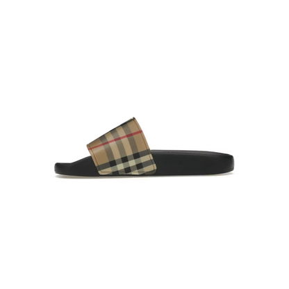 Burberry Vintage Check Canvas Slides