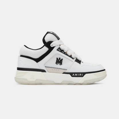 AMIRI MA-1 White Black Leather Mesh Sneakers