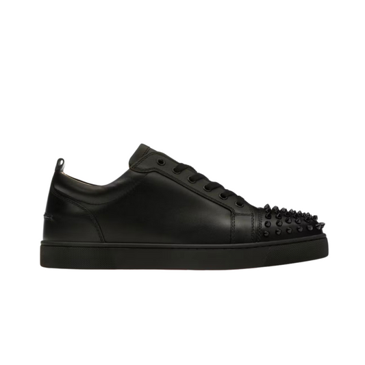 Christian Louboutin Spikes Triple Black Sneakers