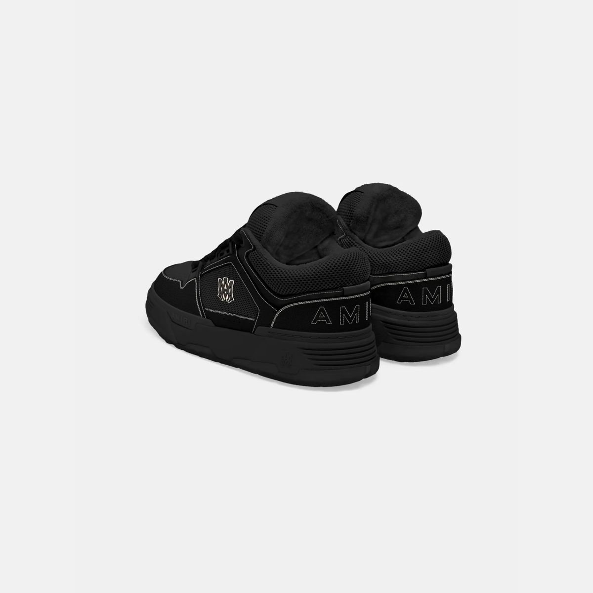 AMIRI MA-1 Triple Black Nubuck Mesh Sneakers