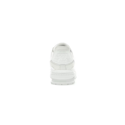 Louis Vuitton LV Trainer Triple White Denim Sneakers