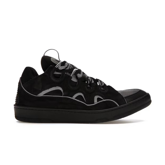 Lanvin Curb Black Reflective Sneakers