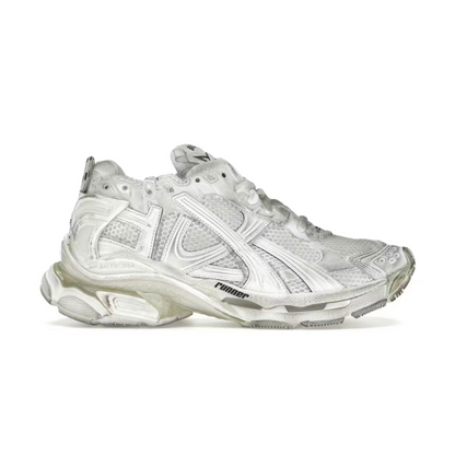 Balenciaga Runner Sneakers -White Distressed Edition