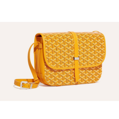 Goyard Belvedere Yellow Crossbody Bag