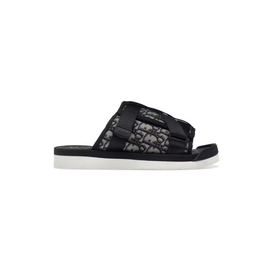 Dior Oblique Grey Black Sandals