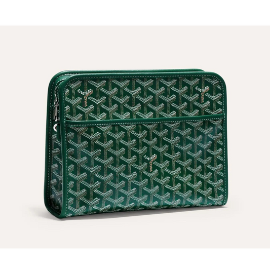 Goyard Joubert Pouch MM Green Clutch