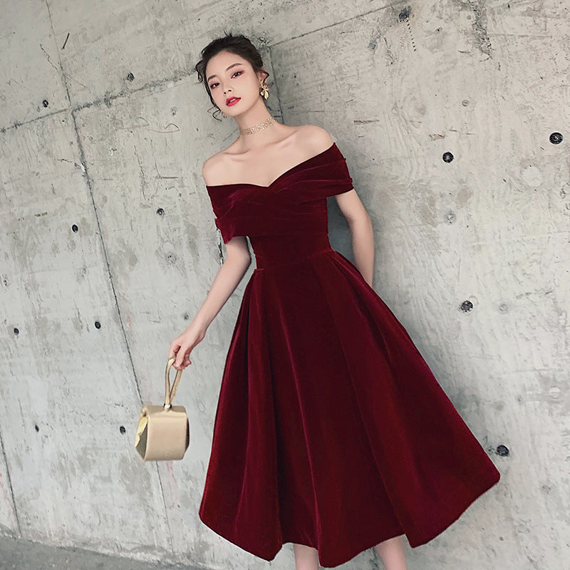 Valentine's Day Dress Wedding Engagement Evening Dress for Women Banquet