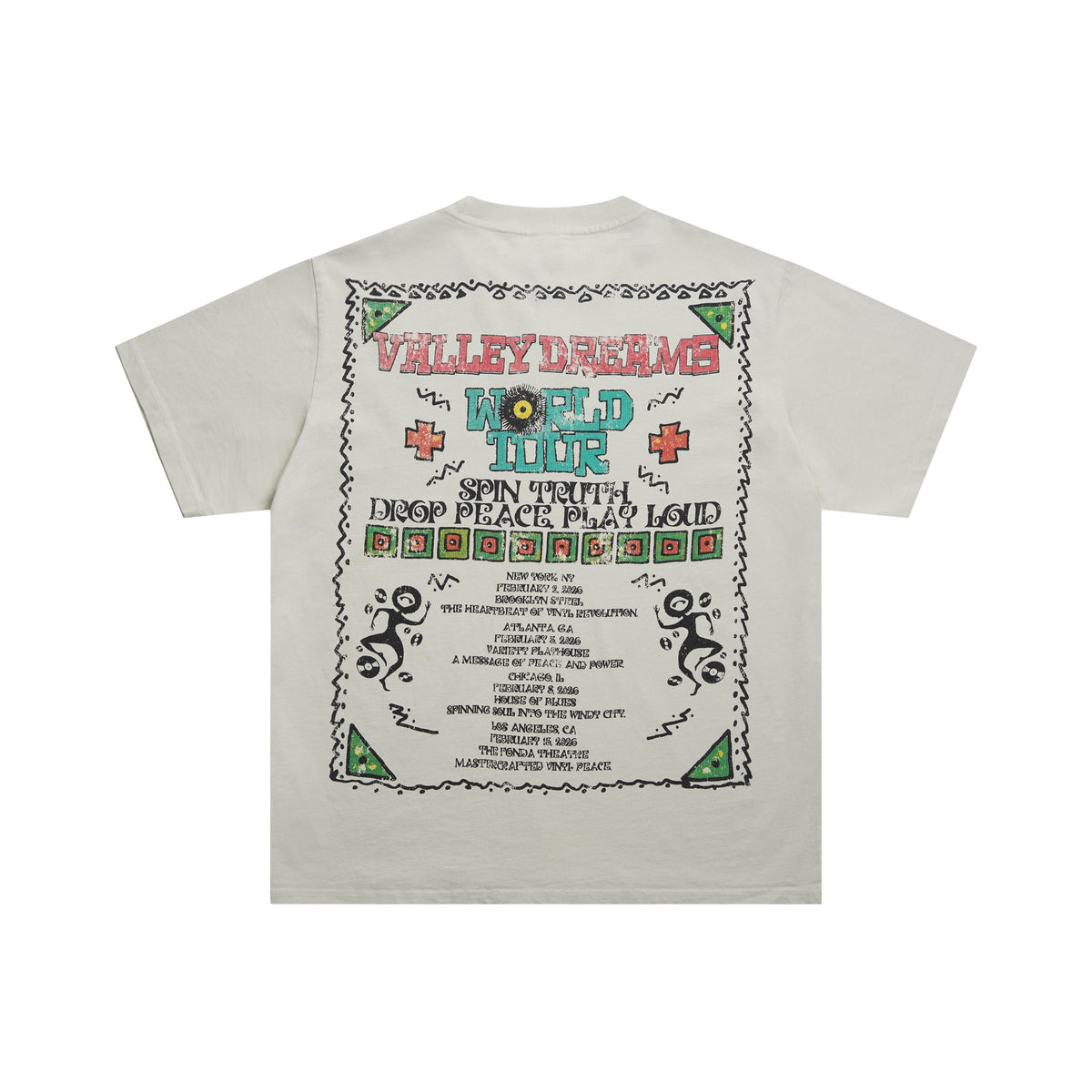 Valeforever Vale T Shirts Hotfix rhinestones Wash Short Sleeves