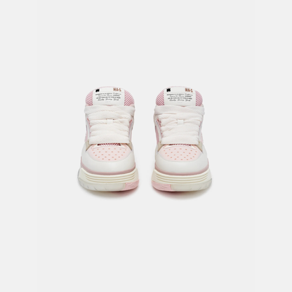 AMIRI MA-1 White Pink Leather Mesh Sneakers