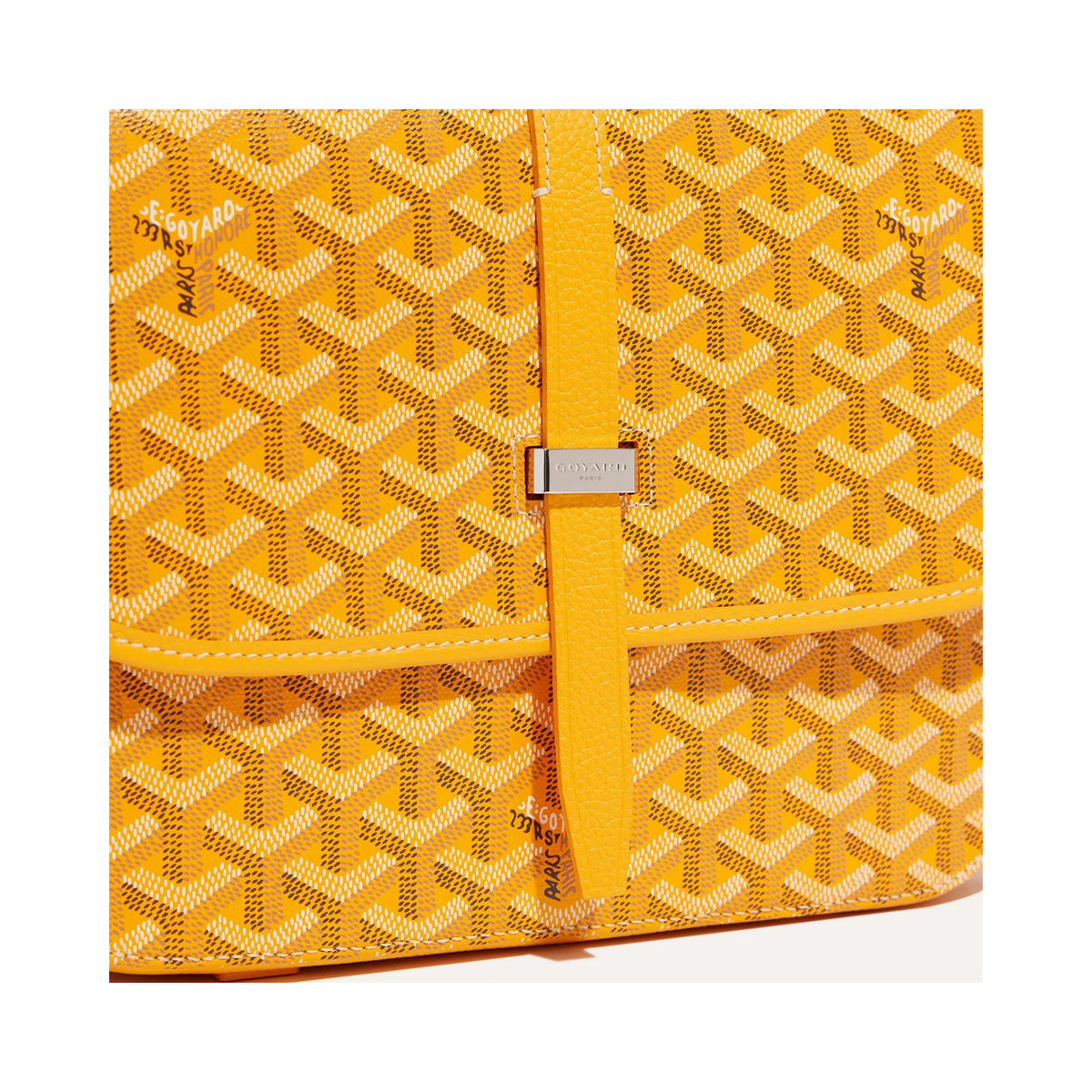 Goyard Belvedere Yellow Crossbody Bag