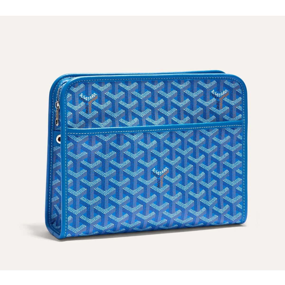 Goyard Joubert Pouch MM Sky Blue Clutch
