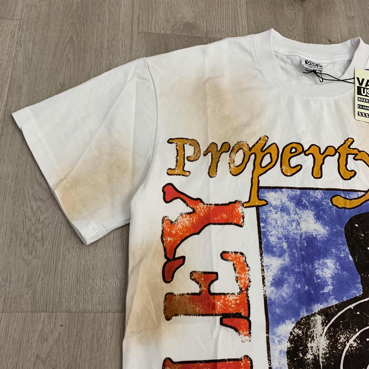 Valeforever Vale T Shirts White Ink DTG Printing Salt Monkey Wash