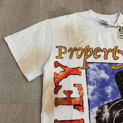 Valeforever Vale T Shirts White Ink DTG Printing Salt Monkey Wash