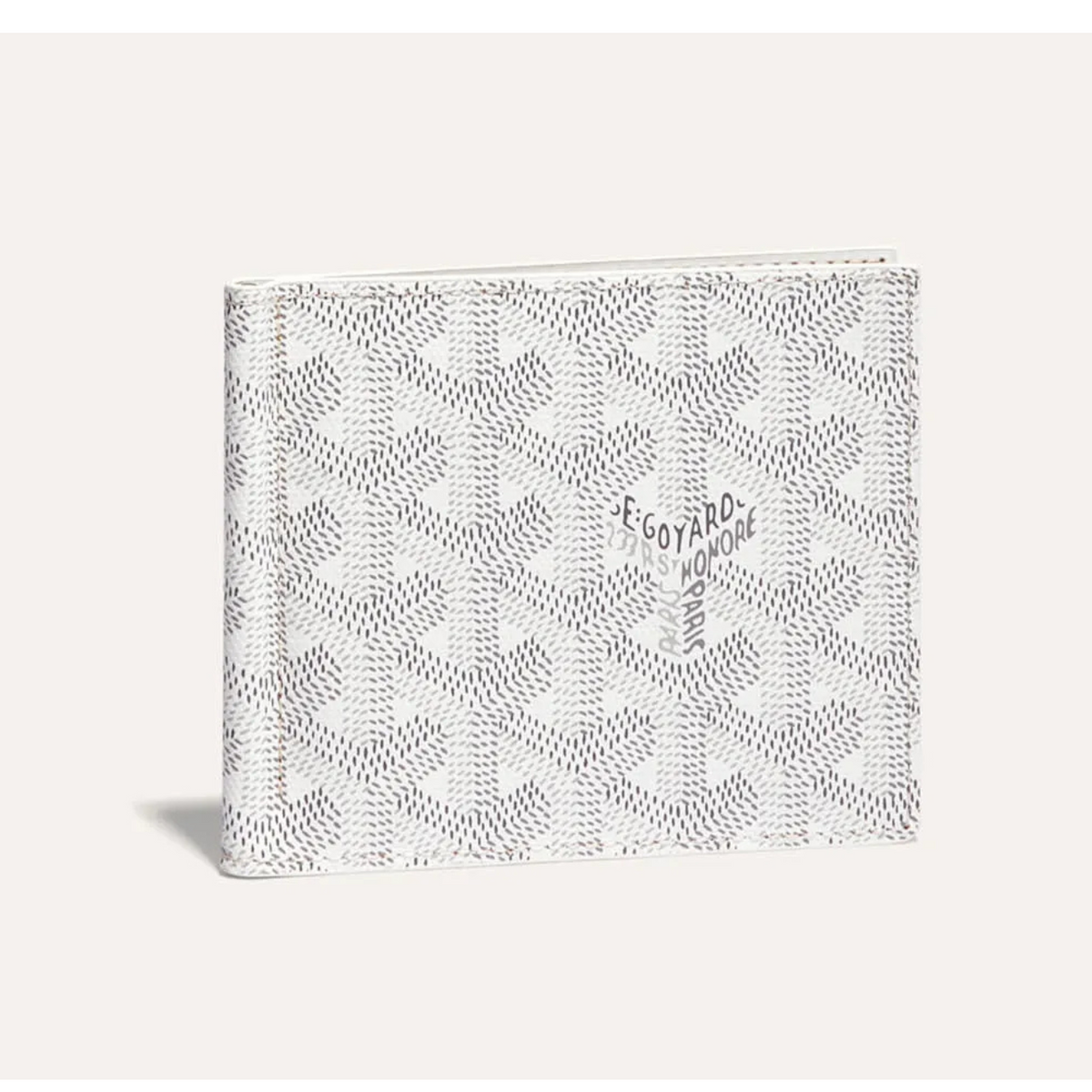 Goyard Saint-Florentin Money Clip Wallet White
