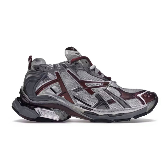 Balenciaga Runner Sneakers - Burgundy/Grey Edition