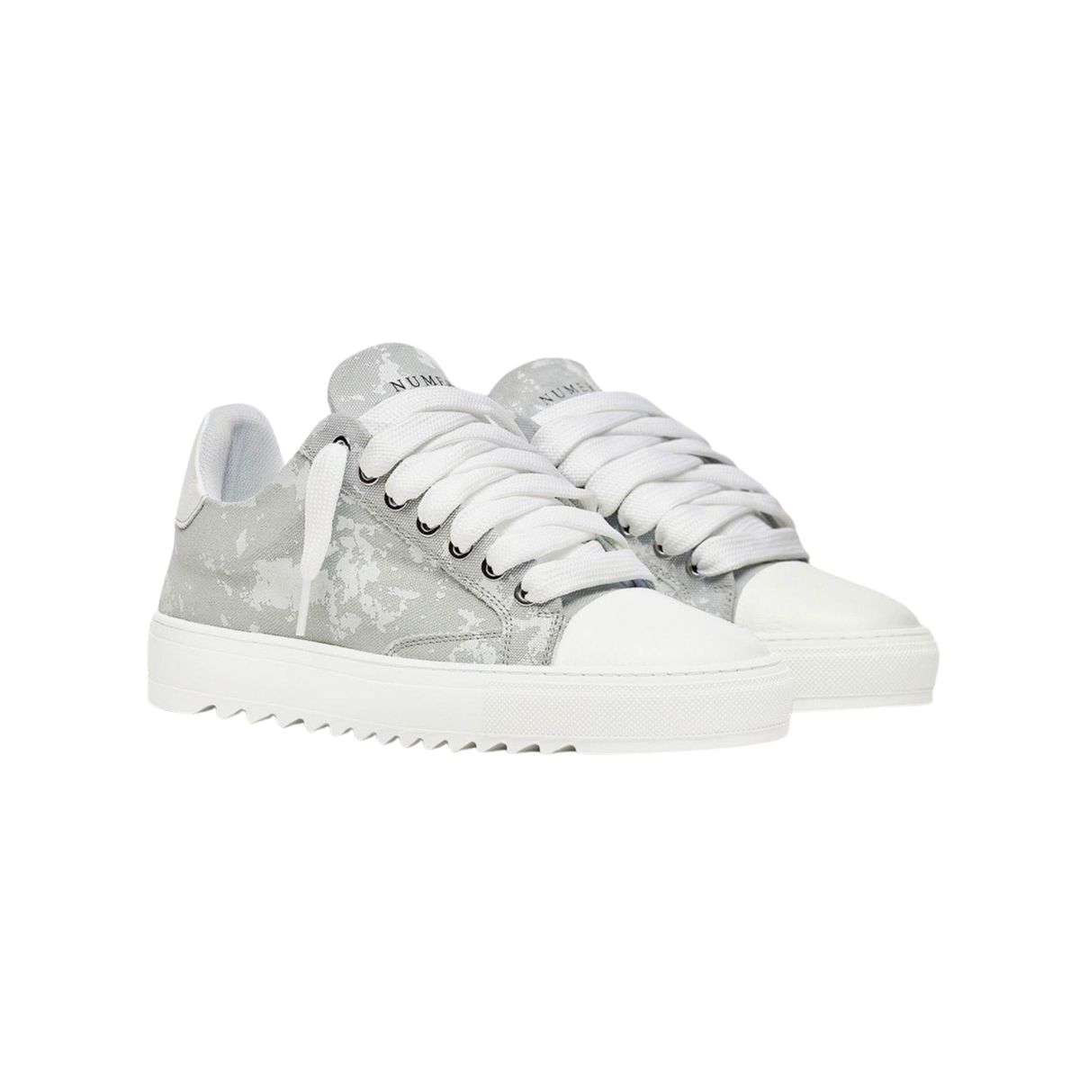 Numeris Digital Camo Low-Top Sneakers - Grey/White