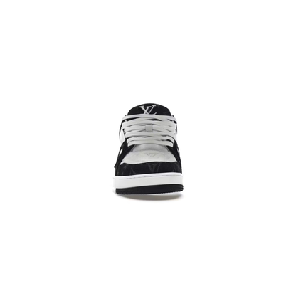 Louis Vuitton LV Trainer Black White Denim Sneakers