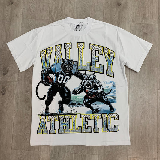 Valeforever Vale T Shirts Hotfix rhinestones Cotton Short Sleeves
