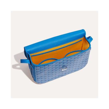 Goyard Belvedere Light Blue Crossbody Bag