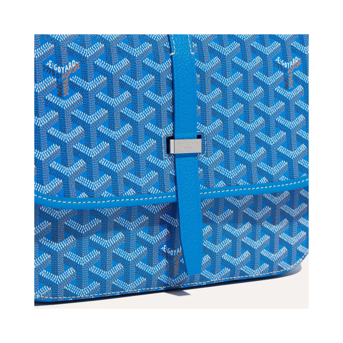 Goyard Belvedere Light Blue Crossbody Bag