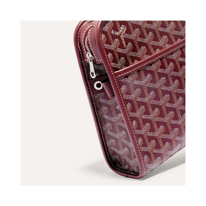 Goyard Joubert Pouch MM Black Tan Clutch