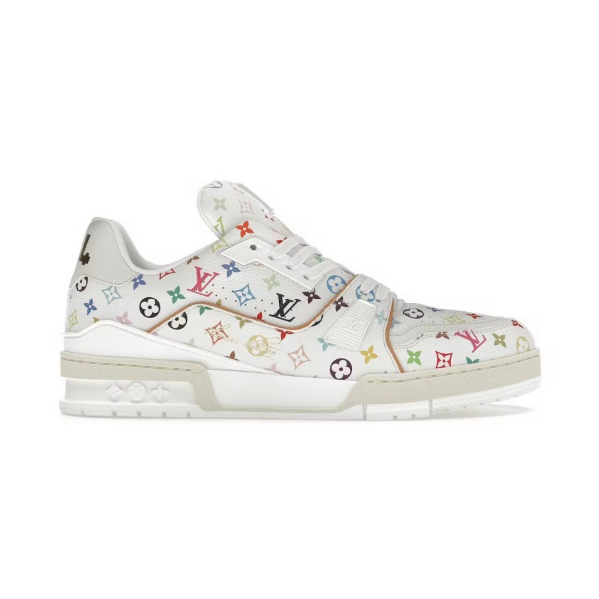 Louis Vuitton LV Trainer White Multicolor Monogram Sneakers