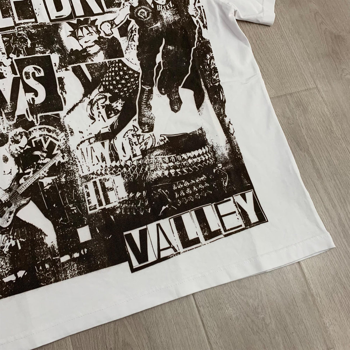 Valeforever Vale T Shirts White Ink DTG