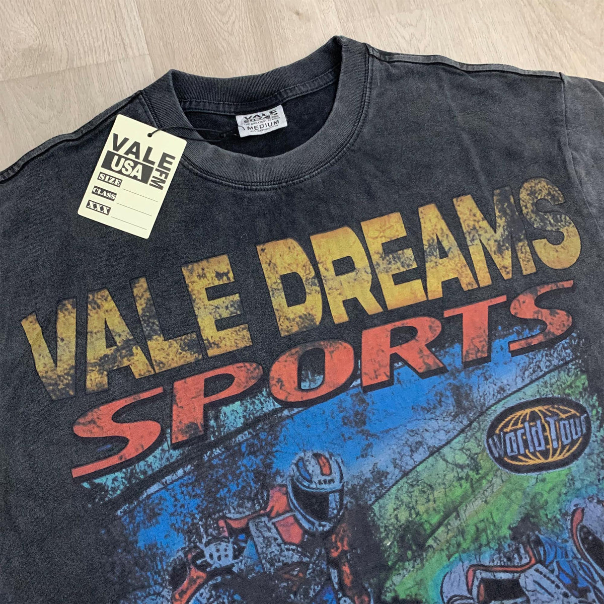 Valeforever Vale T Shirts White Ink DTG Wash