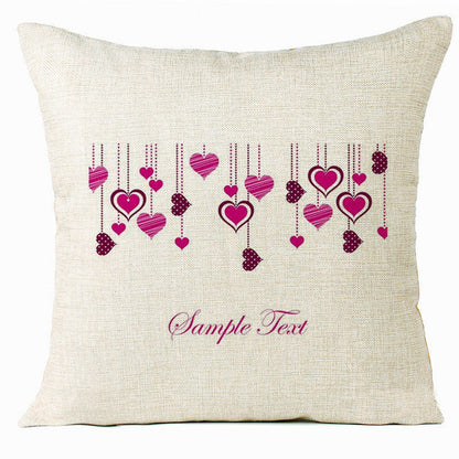 Valentine 'S Day Pillow Covers 4 Piece Random Styles Together, Home Decoration Love Cushion