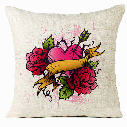 Valentine 'S Day Pillow Covers 4 Piece Random Styles Together, Home Decoration Love Cushion