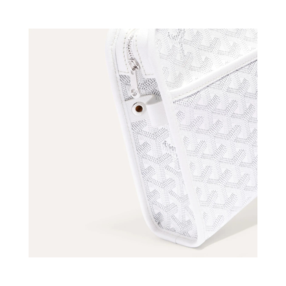 Goyard Joubert Pouch MM White Clutch