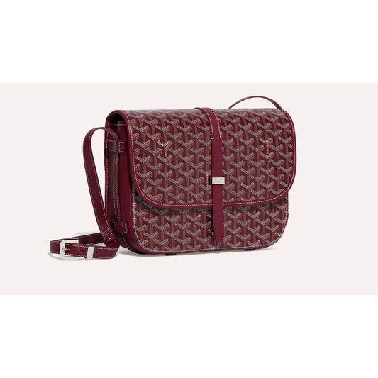 Goyard Belvedere PM Burgundy Crossbody Bag
