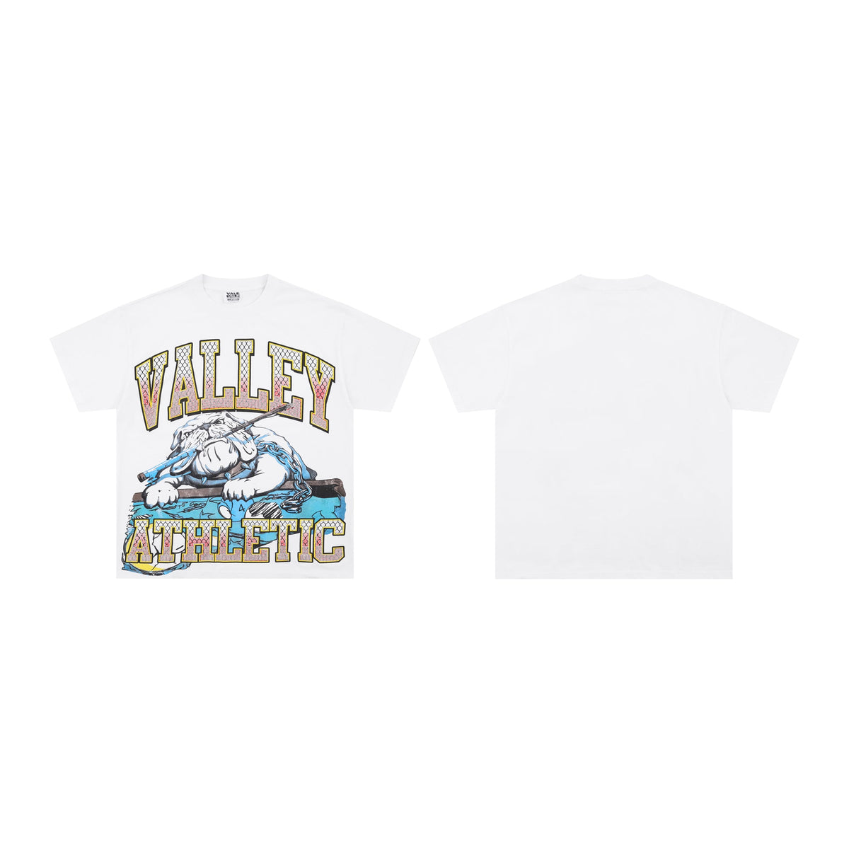 Valeforever Vale T Shirts Hotfix rhinestones Short Sleeves