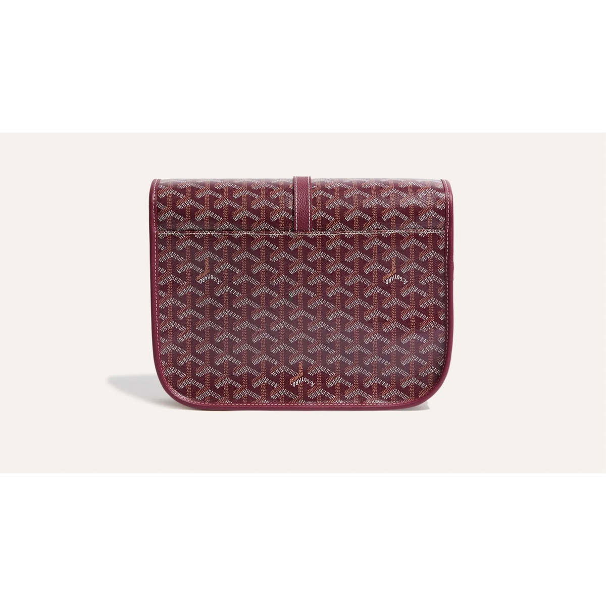 Goyard Belvedere PM Burgundy Crossbody Bag