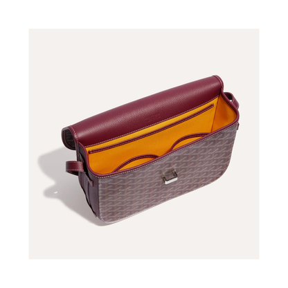 Goyard Belvedere PM Burgundy Crossbody Bag